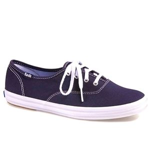 New Keds Navy Women's Champion Canvas Sneakers Size 7 Brand New